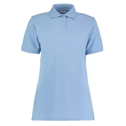 Kustom Kit női galléros póló Superwash 185 világoskék