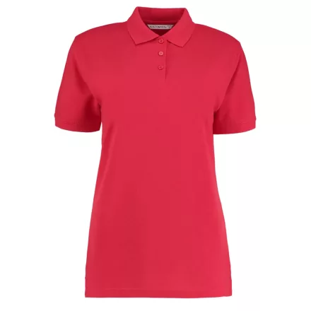 Kustom Kit női galléros póló Superwash 185 piros