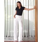 Kustom Kit rövid ujjú blúz Mandarin 200 fekete