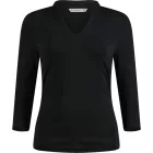 Kustom Kit 3/4 ujjú blúz Mandarin 200 fekete