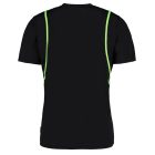 Kustom Kit póló Cooltex Contrast 140 fekete-fluo lime