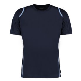   Kustom Kit póló Cooltex Contrast 140 tengerkék-világos kék