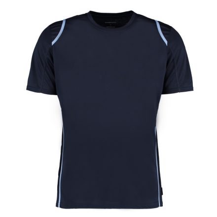 Kustom Kit póló Cooltex Contrast 140 tengerkék-világos kék