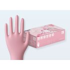 Kingfa púdermentes nitril kesztyű Medical flamingo 100 db/csomag