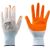 4WRK nitril mártott kesztyű Krona narancs-fehér