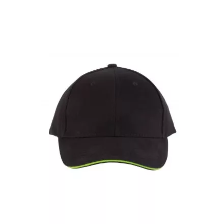 K-Up baseball sapka Orlando 6P fekete-lime