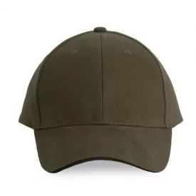 K-Up baseball sapka Orlando 6P khaki-sötétszürke