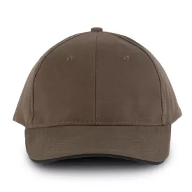 K-Up baseball sapka Orlando 6P khaki-fekete