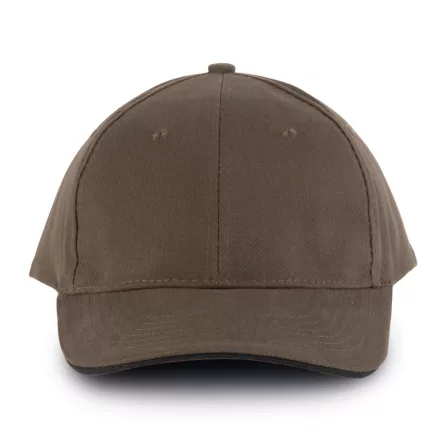 K-Up baseball sapka Orlando 6P khaki-fekete
