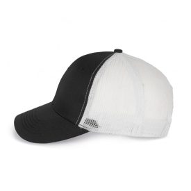 K-Up baseball sapka Oekotex Trucker 6P fekete-fehér