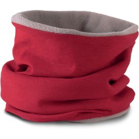 K-Up csősál Winter piros-világos szürke