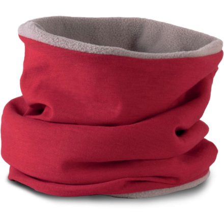 K-Up csősál Winter piros-világos szürke