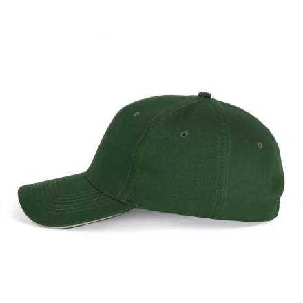 K-Up baseball sapka Sandwich Peak Cap 6P erdész zöld-bézs