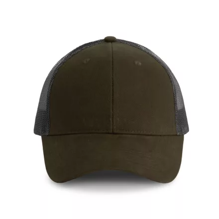 K-Up baseball sapka Trucker 6P khaki - sötét szürke