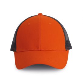 K-Up baseball sapka Trucker 6P narancs - sötét szürke