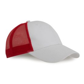 K-Up baseball sapka Trucker 6P fehér - piros