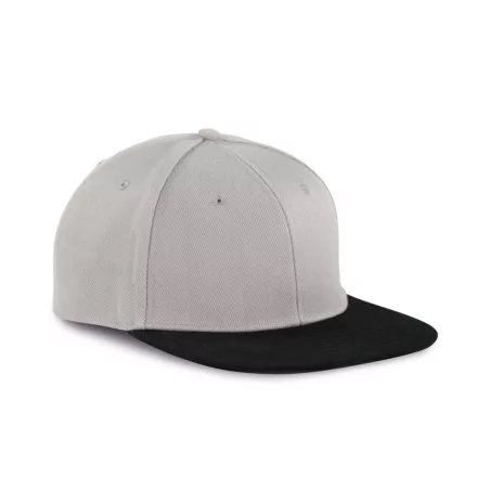 K-Up baseball sapka Snapback Cap 6P világosszürke-fekete