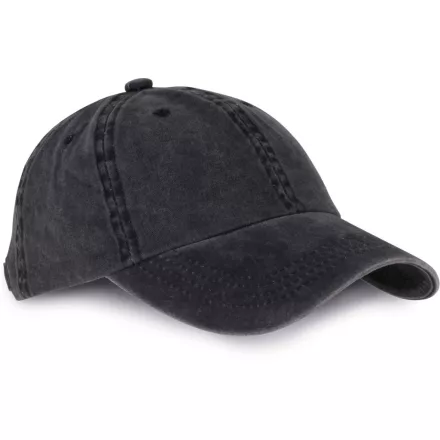 K-Up baseball sapka Vintage 6P mosott fekete