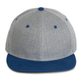   K-Up baseball sapka Snapback 6P melírozott világosszürke-királykék