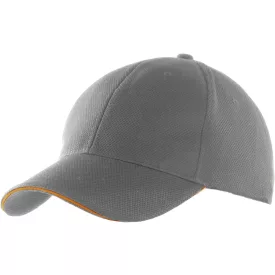 K-Up baseball sapka Sports 6P szürke-narancs