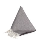 K-Up sál Fringed sötétszürke-natúr