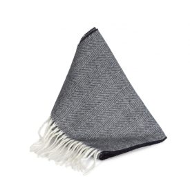 K-Up sál Fringed tengerkék-natúr