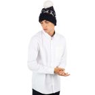 K-Up kötött sapka Winter with Reindeer éjkék-natúr-piros