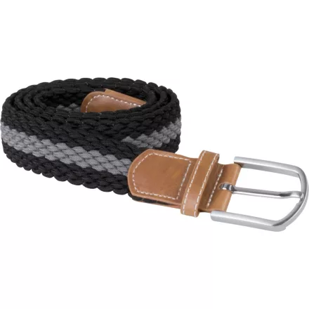 K-Up öv Braided Elasticated fekete-szürke