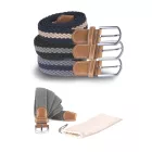 K-Up öv Braided Elasticated tengerkék-bézs