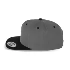 K-Up baseball sapka Flat Peak 6P sötétszürke-fekete