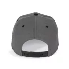 K-Up baseball sapka Flat Peak 6P sötétszürke-fekete