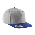 K-Up baseball sapka Flat Peak 6P melírozott szürke-királykék