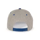 K-Up baseball sapka Flat Peak 6P melírozott szürke-királykék