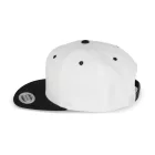 K-Up baseball sapka Flat Peak 6P fehér-fekete