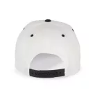 K-Up baseball sapka Flat Peak 6P fehér-fekete