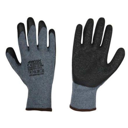 4WRK latexhab mártott kesztyű Breeze szürke-fekete