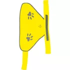 Korntex láthatósági hám Buenos Aires fluo-sárga