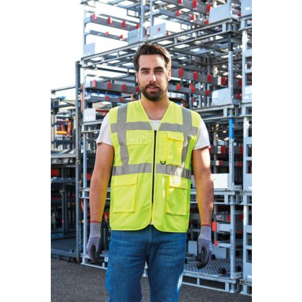 Korntex láthatósági vezetői mellény Hamburg sárga