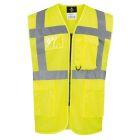 Korntex láthatósági vezetői mellény Hamburg sárga