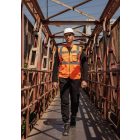 Korntex láthatósági vezetői mellény Mesh Athens narancs