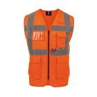 Korntex láthatósági vezetői mellény Mesh Athens narancs
