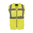 Korntex láthatósági vezetői mellény Mesh Athens sárga