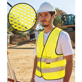 Korntex jól láthatósági mellény Summer sárga