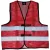 Korntex jól láthatósági mellény Summer piros