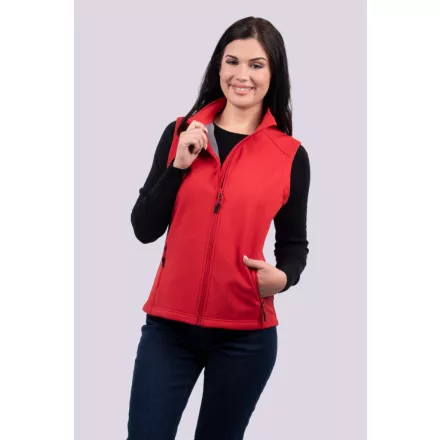 Legend női softshell mellény LE841 300 piros