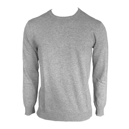 Legend kötött pulóver Cotton 290 melírozott szürke