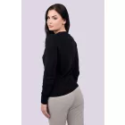 Legend női kötött pulóver Cotton  290 fekete