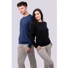 Legend női kötött pulóver Cotton  290 fekete