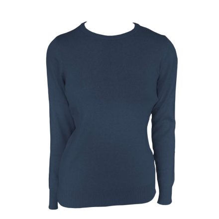 Legend női kötött pulóver Cotton  290 mélykék