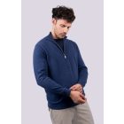 Legend kardigán Fine Gauge Cotton 290 sötétkék